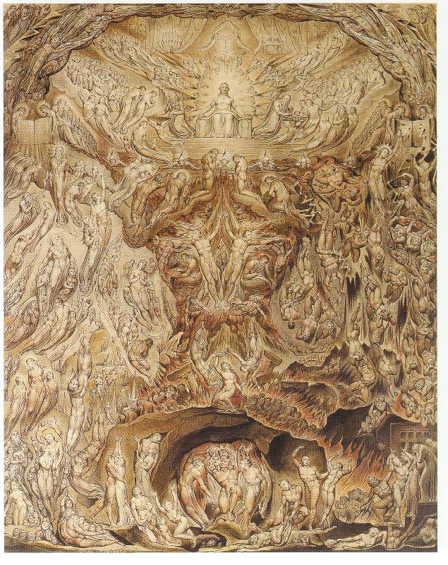 William Blake A Vision of the Last Judgment oil painting image